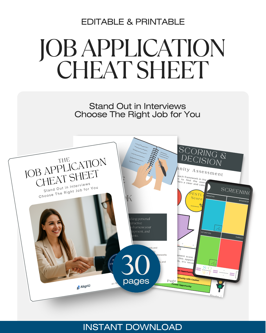 The Job Application Cheat Sheet